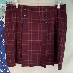 plaid pleated Tommy Hilfiger skirt
